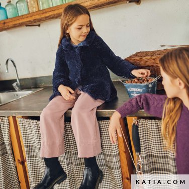 patroon breien haken kinderen jas herfst winter katia 6280 20 p