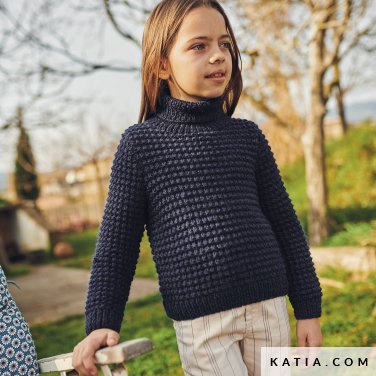 patroon breien haken kinderen trui herfst winter katia 6280 16 p