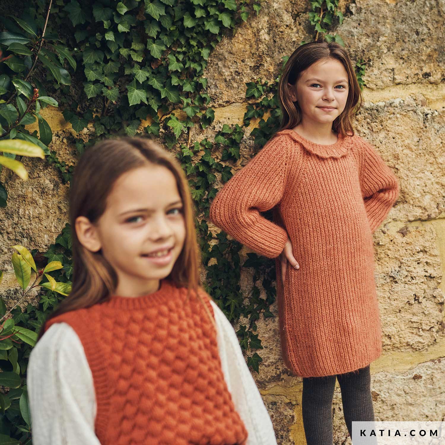 Kids Funny Azteca Vest Knitting Pattern (6280-24)