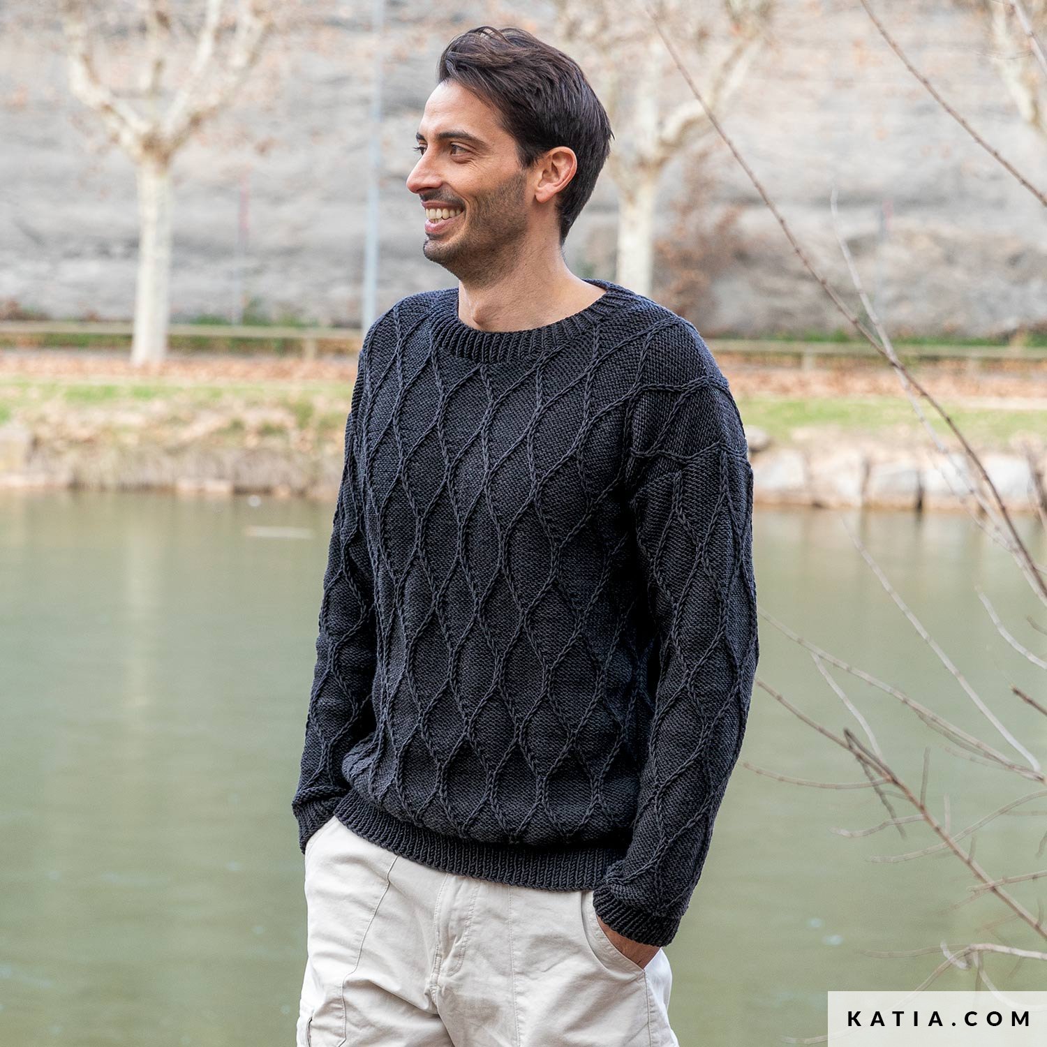 Jersey Hombre Oto o Invierno patrones Katia