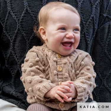 patroon breien haken baby jas herfst winter katia 6282 7 p