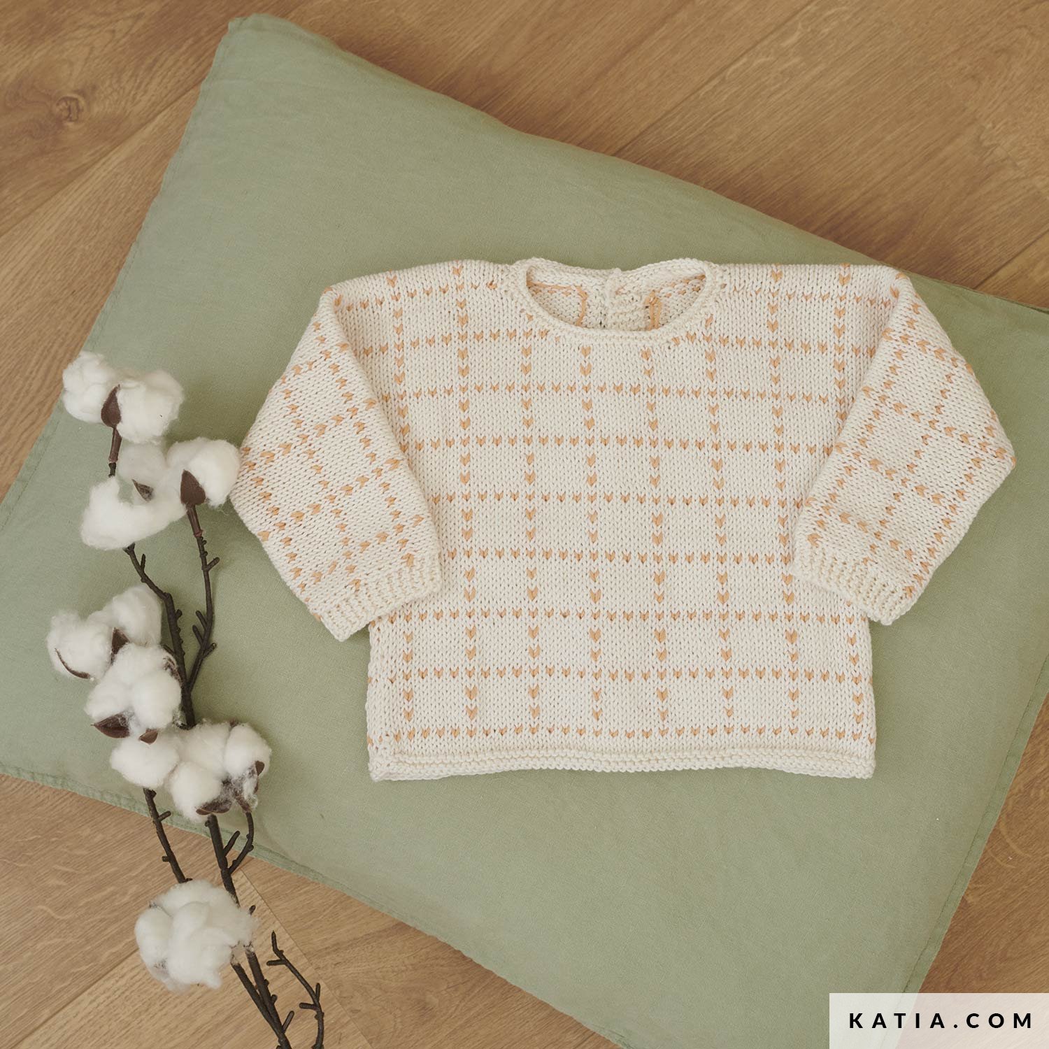 Jersey Beb Primavera Verano patrones Katia