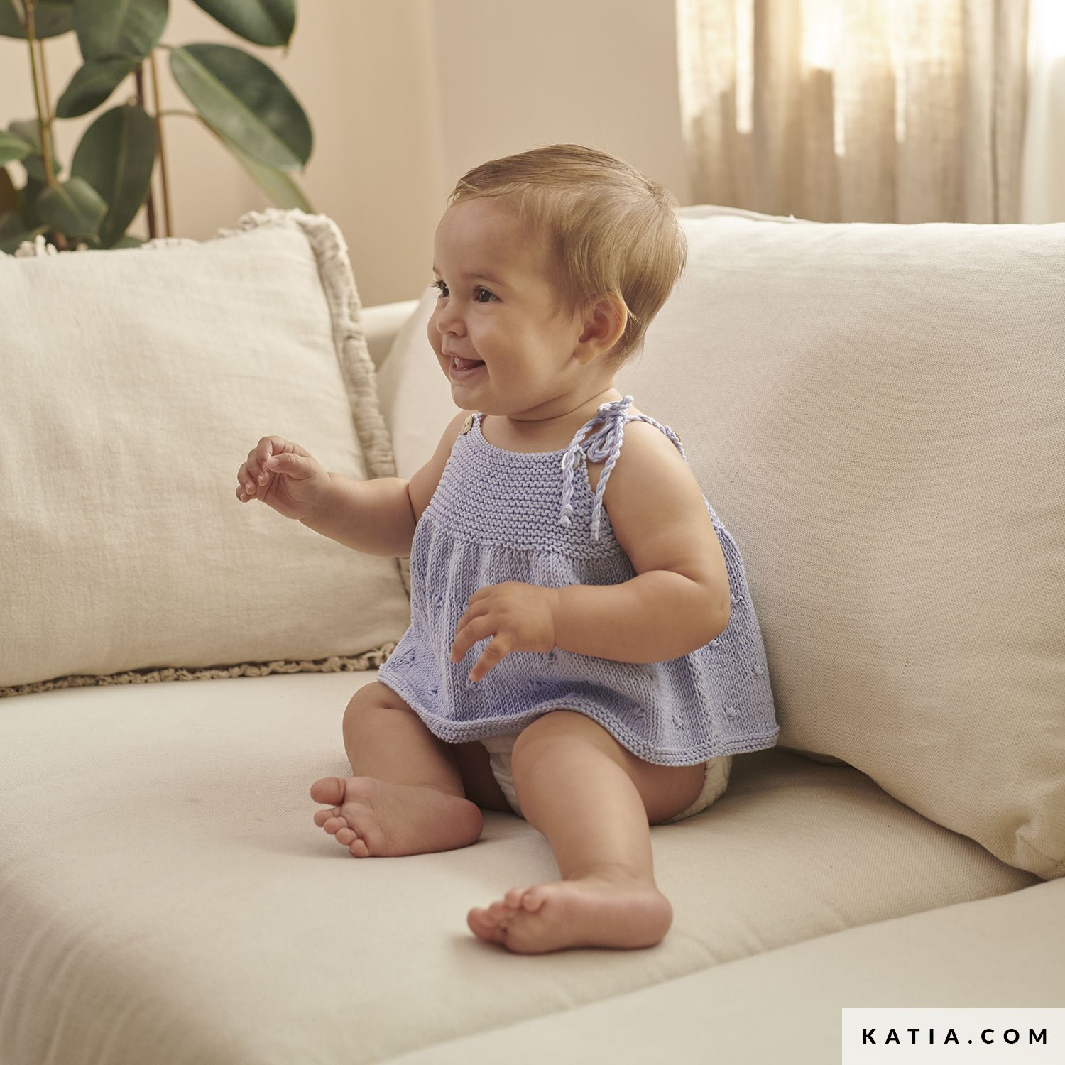 crochet baby dress Boho Sundress yardage will vary Simply Spring Crochet Baby Dress: