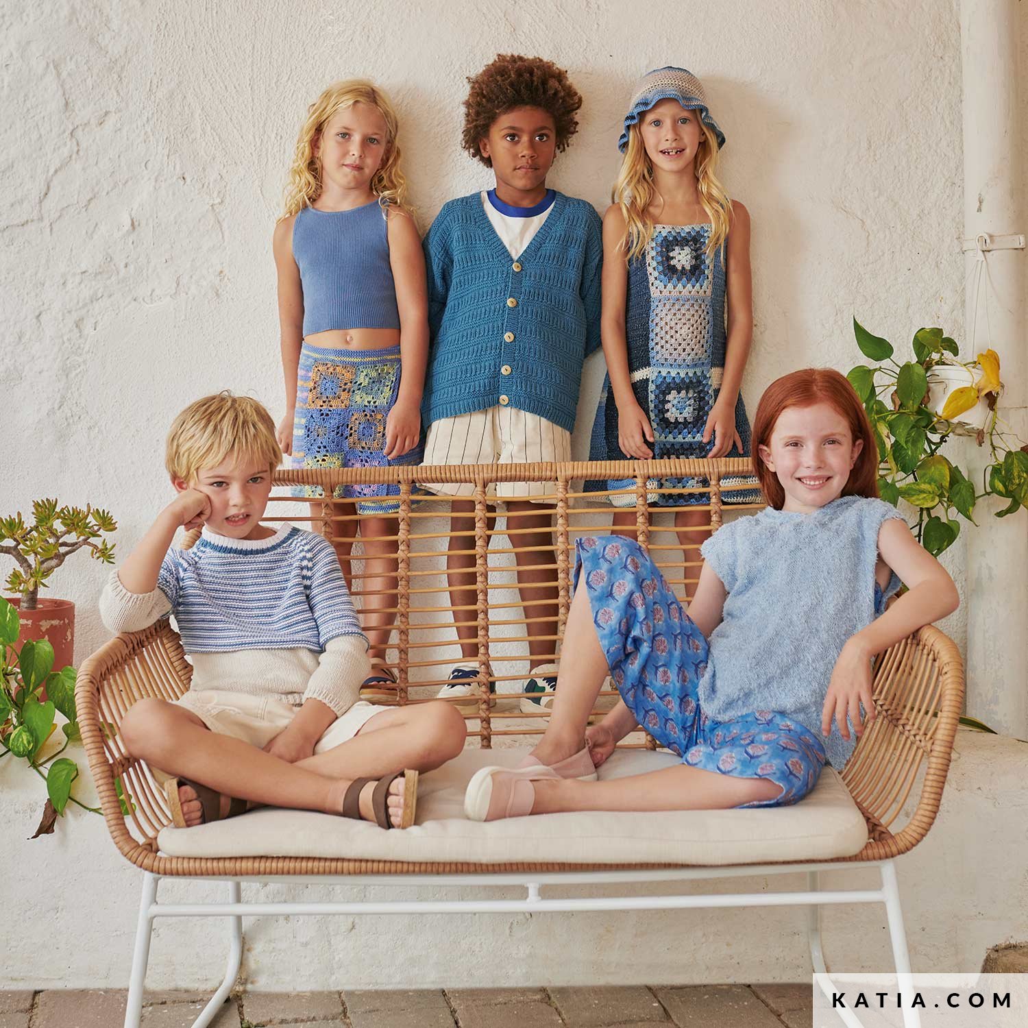 Sweater - Kids - Spring / Summer - models & patterns | Katia.com