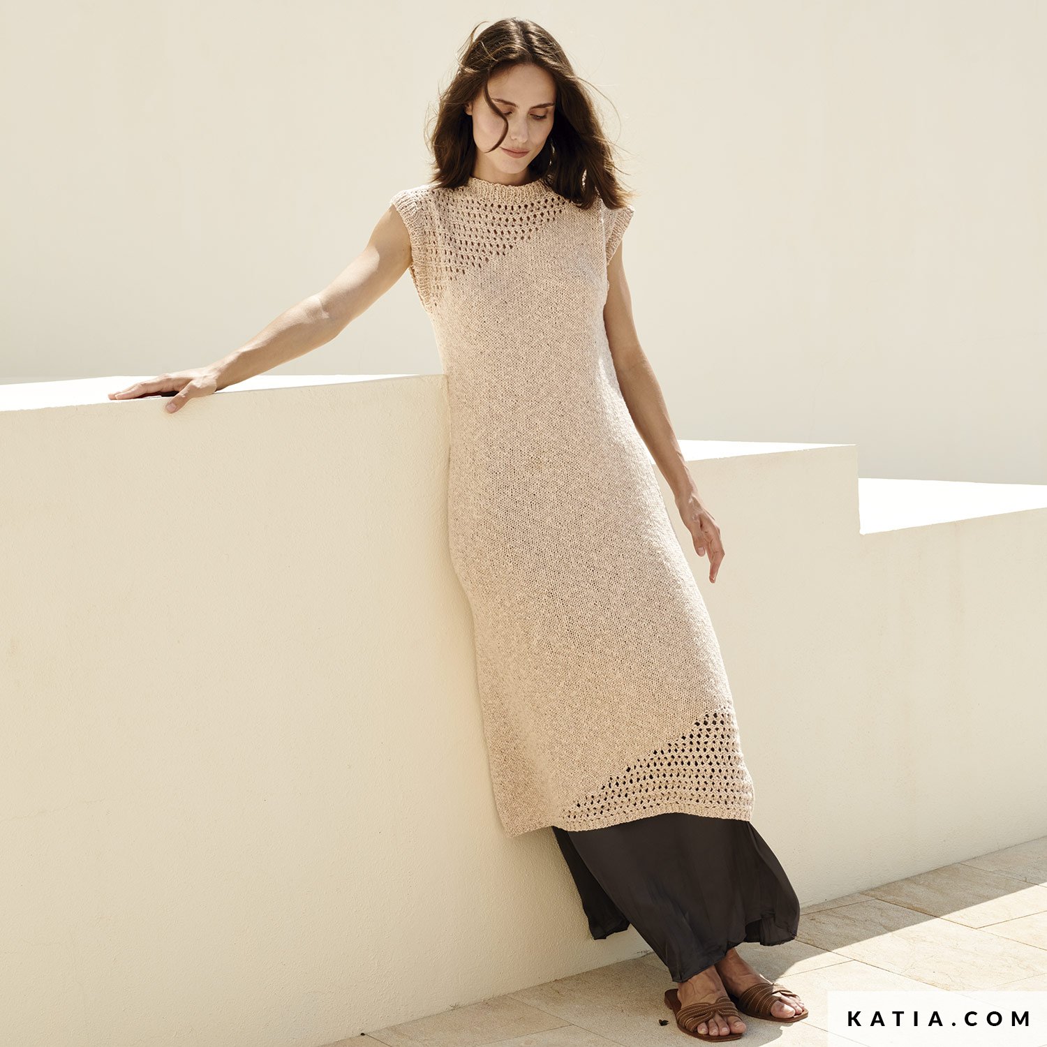 Vestido Bebe Primavera Verano Vestido De Verano A Crochet Paso A - Main Image