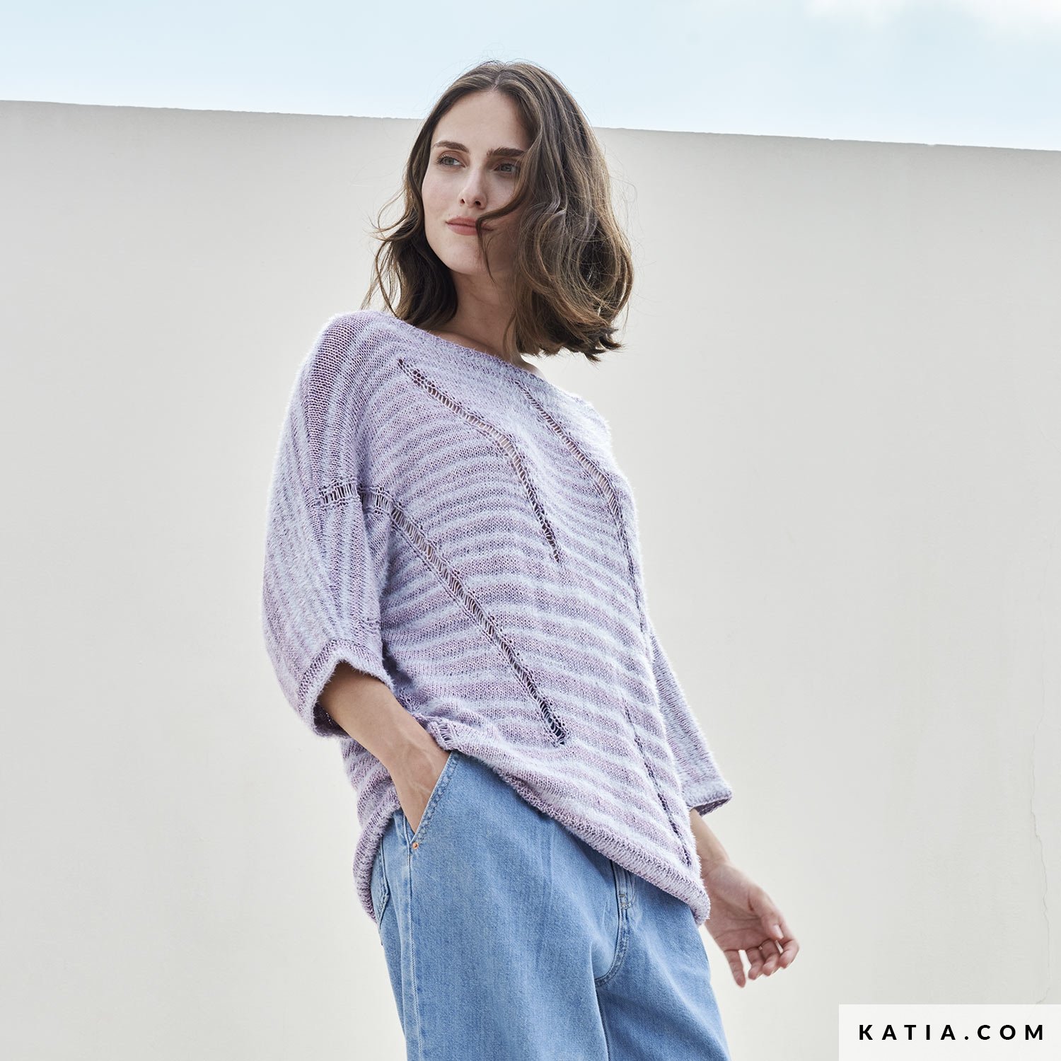 Vleermuismouwen shirt dames best sale