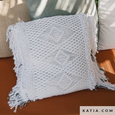 patron tejer punto ganchillo hogar cojin primavera verano katia 6288 1 p