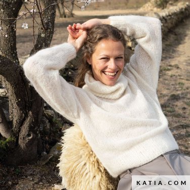 patroon breien haken dames trui herfst winter katia 6291 10 p
