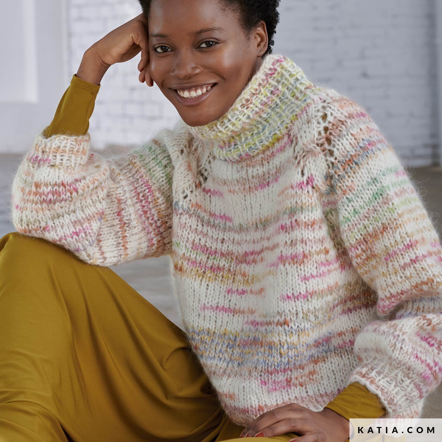 Pull Pachamama Fait Main Népal - Laine 100%, Taille S Femme - Occasion Très Bon état, Petite Tache