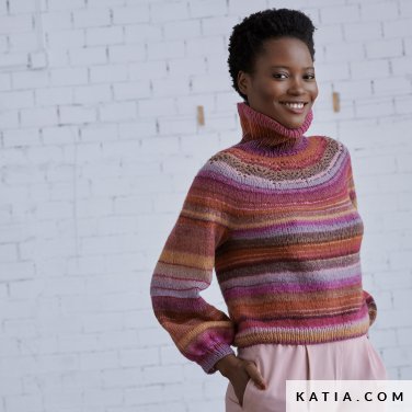 patroon breien haken dames trui herfst winter katia 6292 6 p