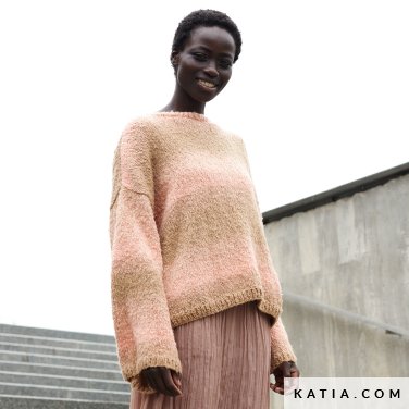 patroon breien haken dames trui lente zomer katia 6300 4 p