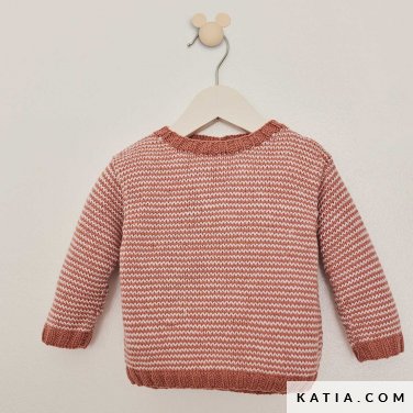 patroon breien haken baby trui herfst winter katia 6304 11 p