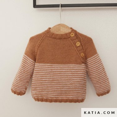 patroon breien haken baby trui herfst winter katia 6304 17 p