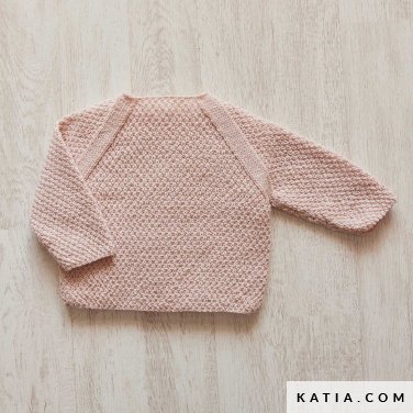patroon breien haken baby trui herfst winter katia 6304 7 p