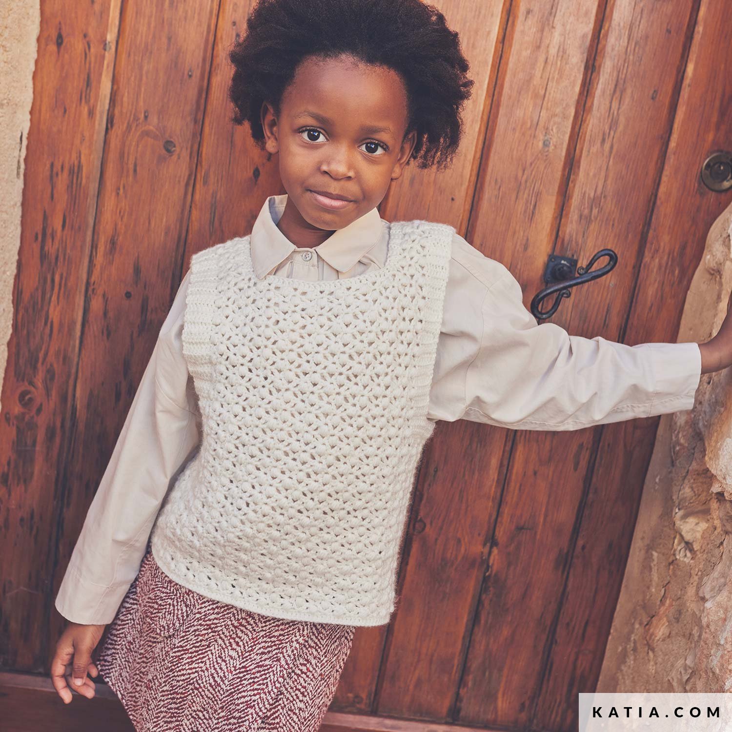 Gilet Enfant Automne Hiver modeles patrons Katia