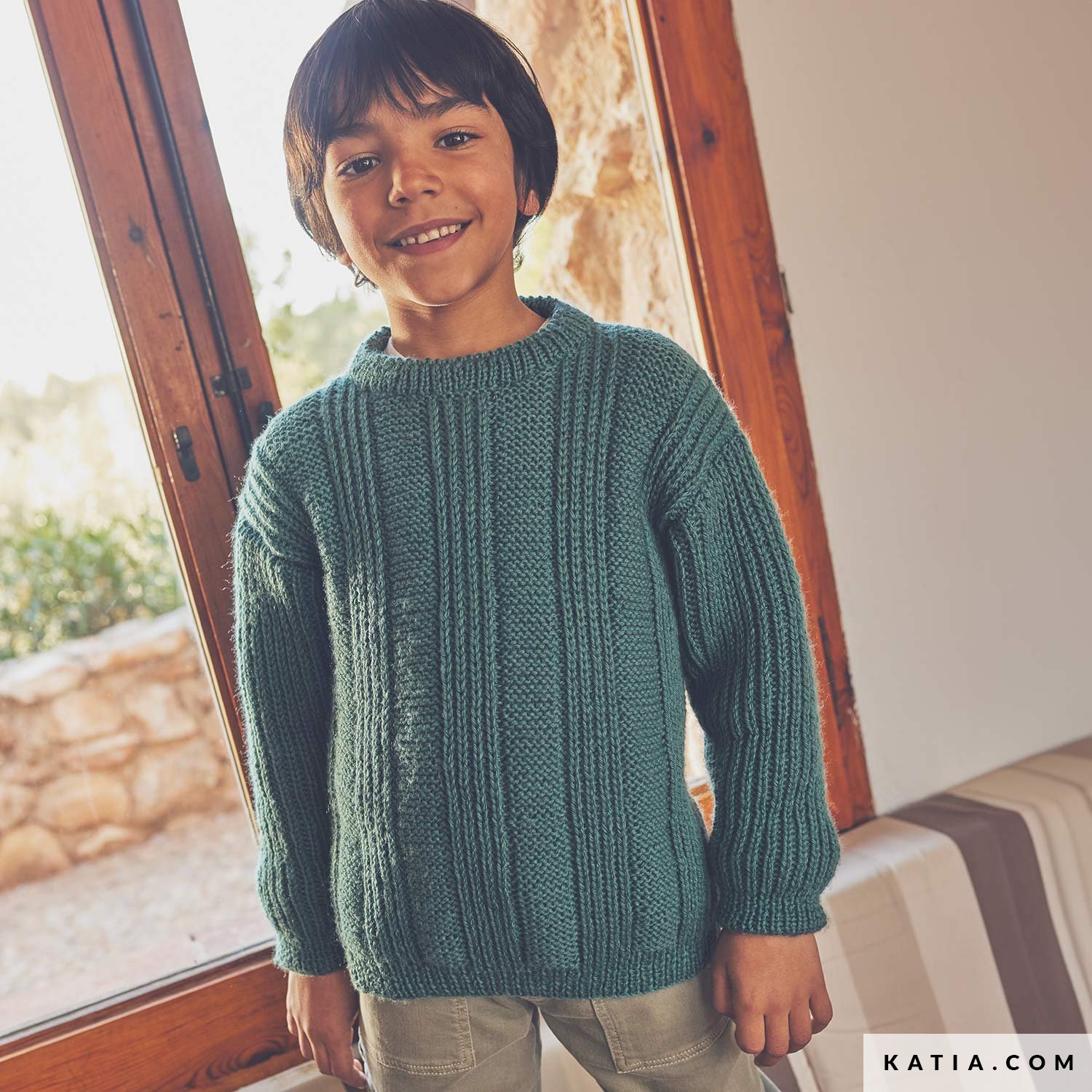 T-shirt Fille Sainsburys - Vert - Taille 8 Ans - Coton - Manches Courtes