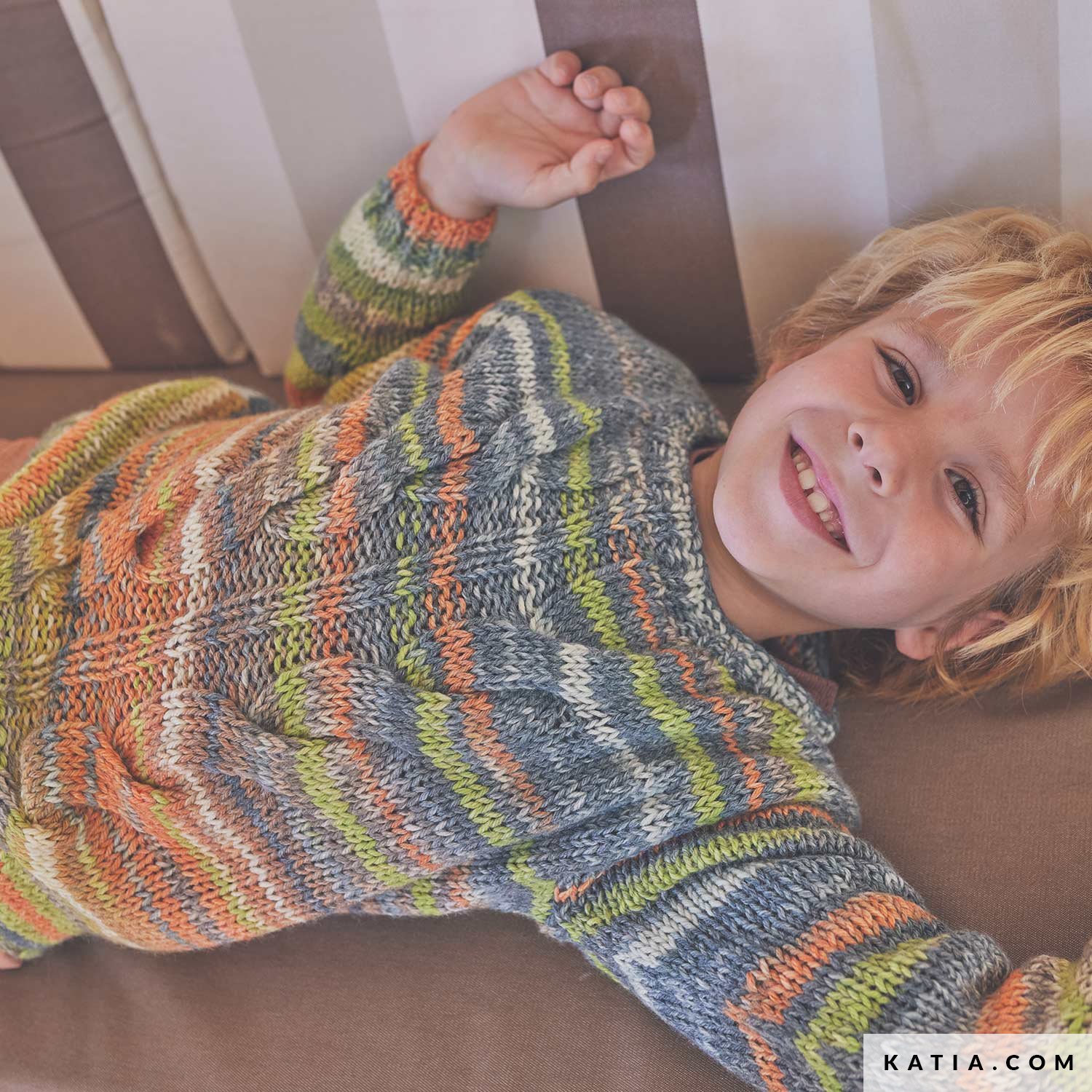Pull en kit tricot - Modèle mérinos mohair