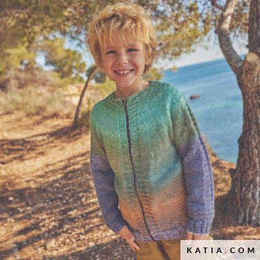 patroon breien haken kinderen jas herfst winter katia 6305 15 p