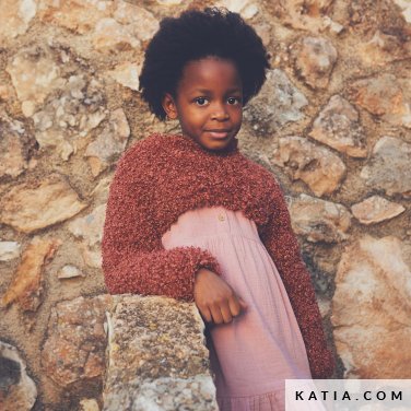 patroon breien haken kinderen topje herfst winter katia 6305 3 p