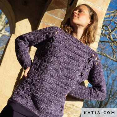 patroon breien haken dames trui herfst winter katia 6306 13 p
