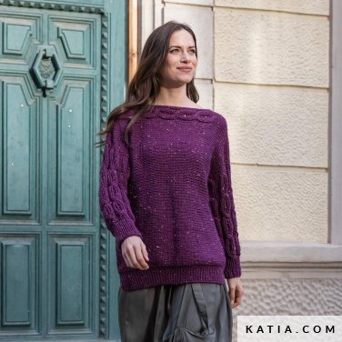 patroon breien haken dames trui herfst winter katia 6307 20 p