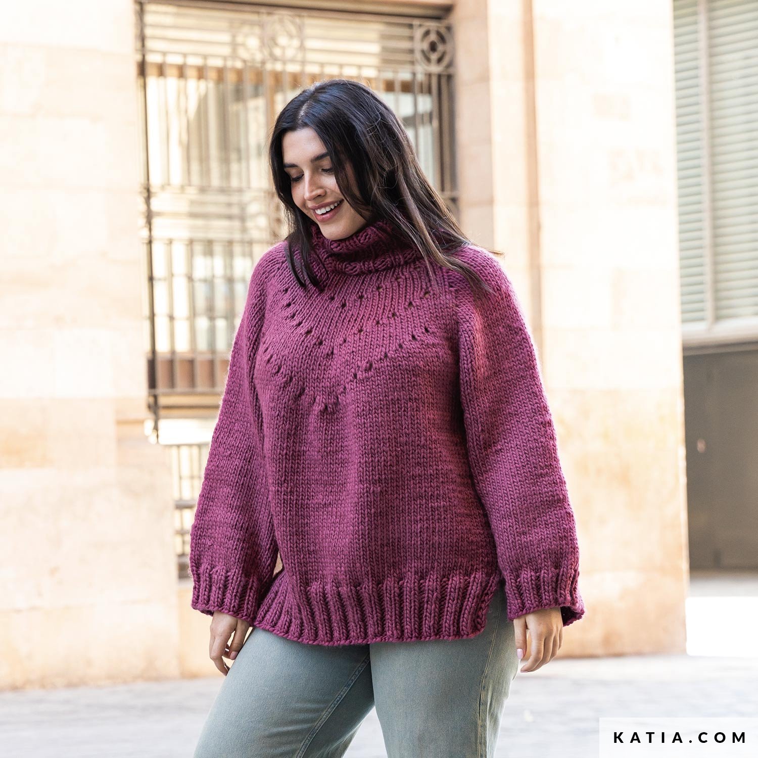 Sweater Woman Autumn Winter models patterns Katia