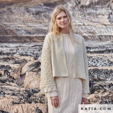 patroon breien haken dames jas herfst winter katia 6309 25 p