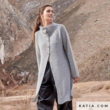 patroon breien haken dames jas herfst winter katia 6309 31 p