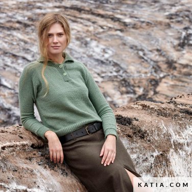 patroon breien haken dames trui herfst winter katia 6309 14 p