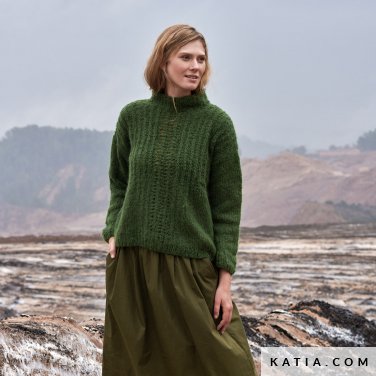 patroon breien haken dames trui herfst winter katia 6309 19 p