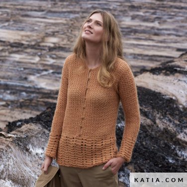 patroon breien haken dames trui herfst winter katia 6309 3 p