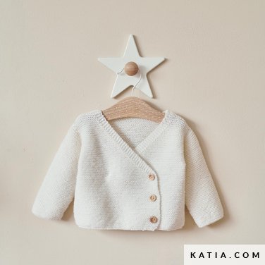 patroon breien haken baby jas herfst winter katia 6323 7 p