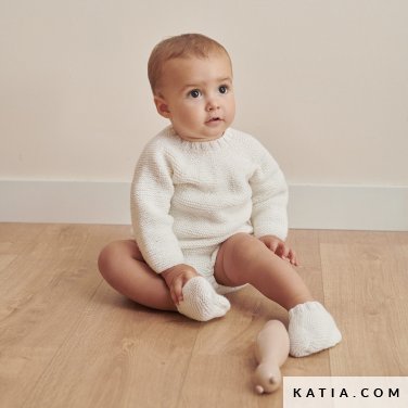 patroon breien haken baby trui herfst winter katia 6323 1a p