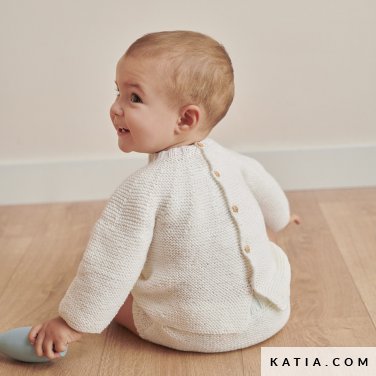 patroon breien haken baby trui herfst winter katia 6323 1b p