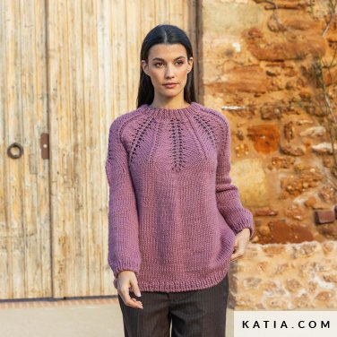 patroon breien haken dames trui herfst winter katia 6343 31 p