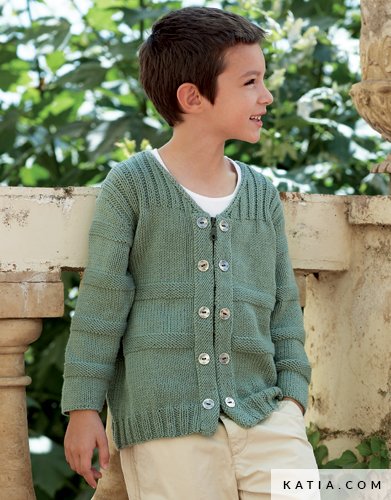 Chaqueta Ni os Primavera Verano patrones Katia