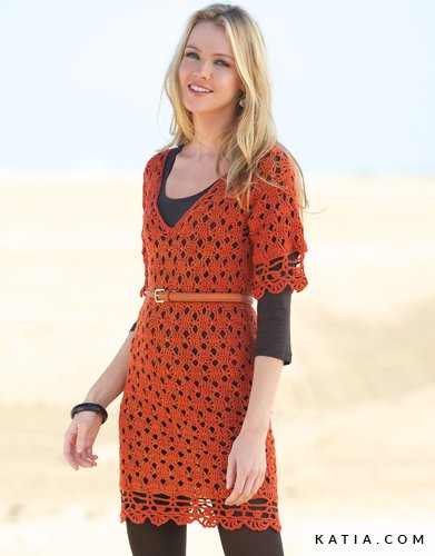 Jurk Dames Herfst Winter modellen patronen Katia