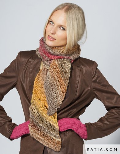 Bufanda Mujer Otoño / Invierno - patrones | Katia.com