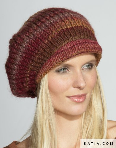 Beret Femme Automne Hiver Modeles Patrons Katia Com Beret Femme Automne Hiver Modeles Patrons Katia Com