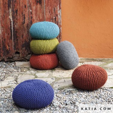 pattern knit crochet home cushion autumn winter katia 6793 71 p