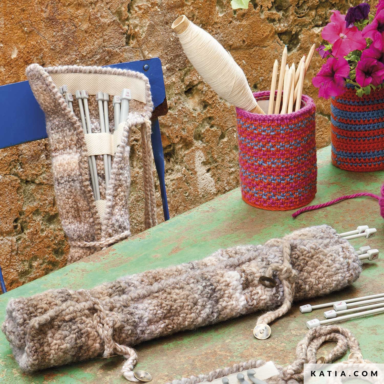 Knitting Needle Case Home Autumn Winter Models