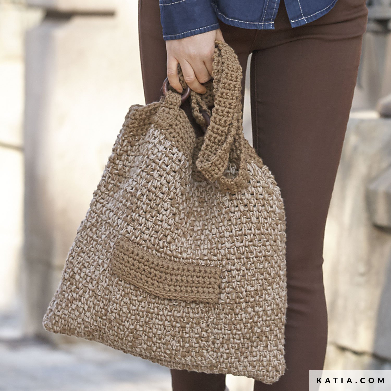 Bolsos crochet 2025 invierno