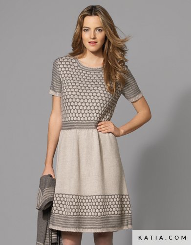 Vestido Mujer Oto o Invierno patrones Katia