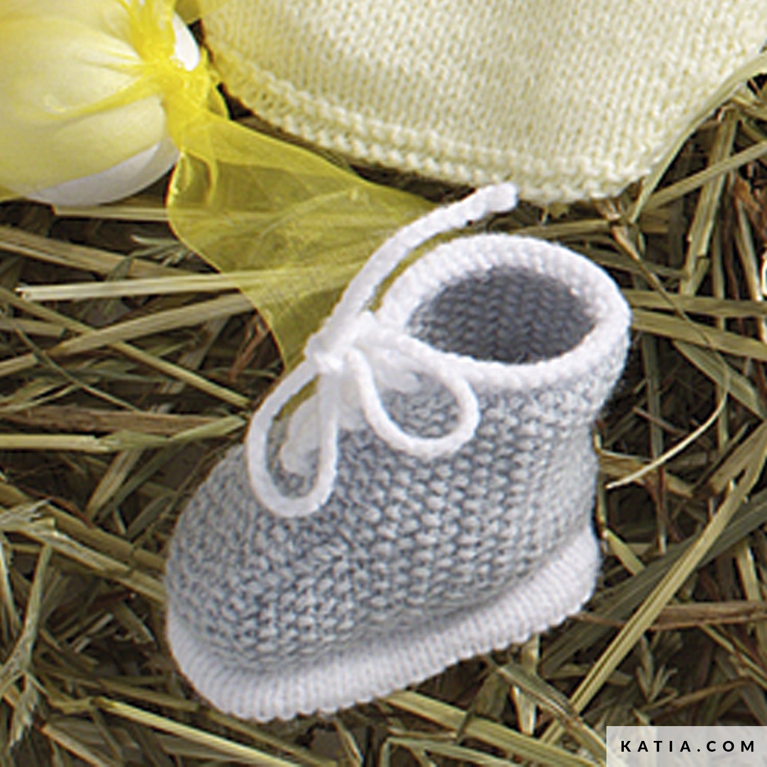 newborn baby booties knitting pattern
