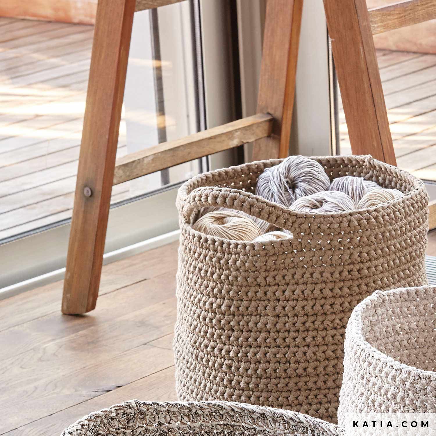 Cesto - Hogar - Primavera / Verano - patrones | Katia.com