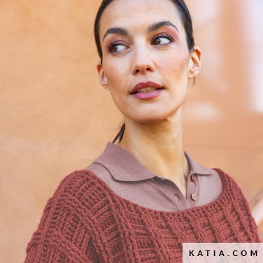 patroon breien haken dames trui herfst winter katia 6998 3b p