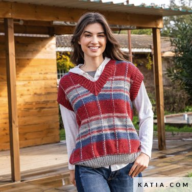 patron tricoter tricot crochet femme gilet automne hiver katia 7530 27 p