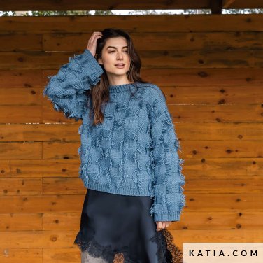 patron tricoter tricot crochet femme pull automne hiver katia 7530 30 p