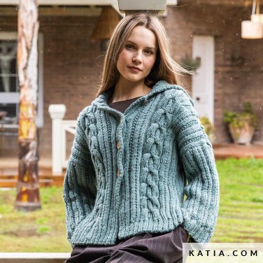 patron tricoter tricot crochet femme veste automne hiver katia 7530 10 p