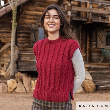 patron tricoter tricot crochet femme veste automne hiver katia 7530 25 p
